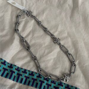 Tory Burch Silver Necklace